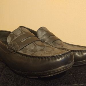 Coach Mott Penny Loafers 10.5D Black
